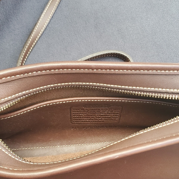Coach Brown Leather Crossbody Bag - Picture 3 of 3